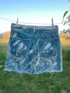 Denim H&M Skirt: Size 10 | 34" waist
