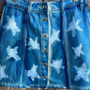 Denim H&M Skirt: Size 4 | 28" waist