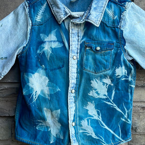 Toddler's H&M Denim Short Sleeve Shirt