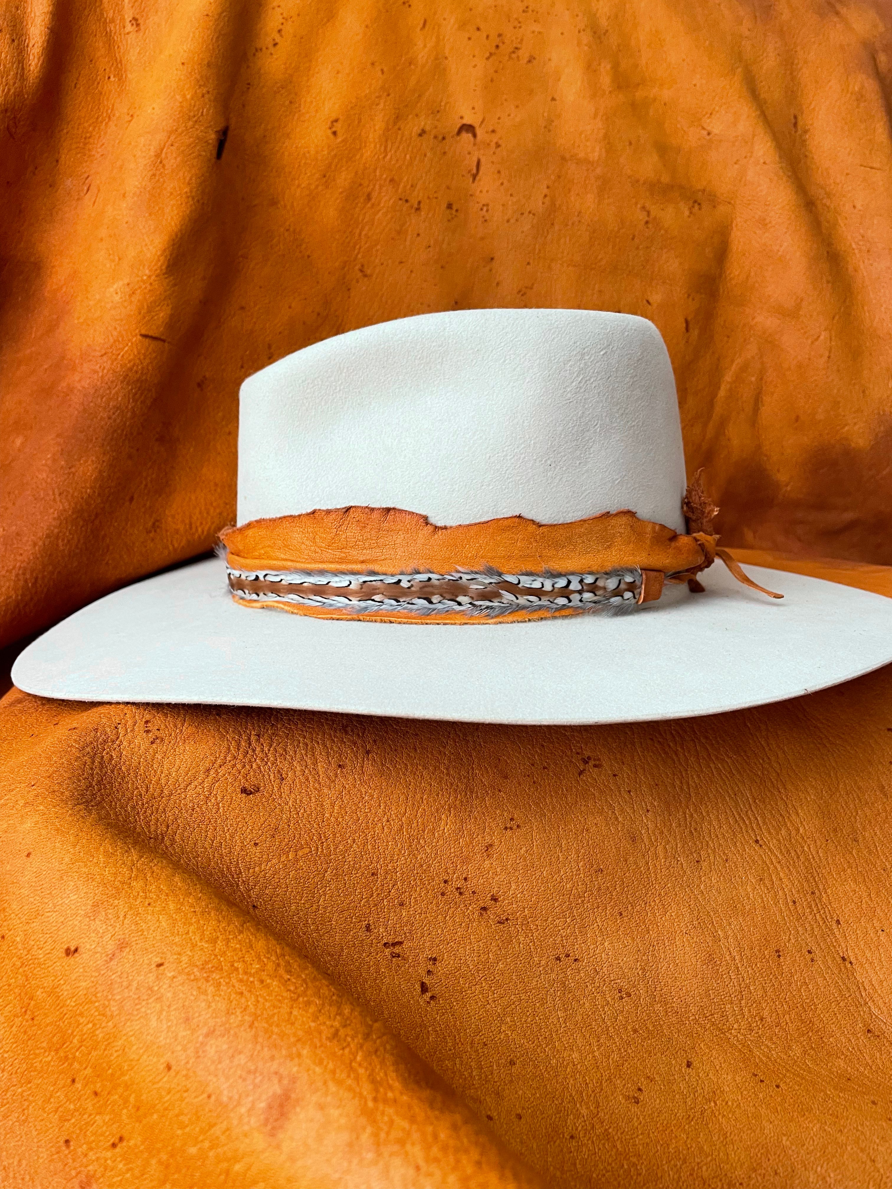 Pronghorn "Antelope" Leather Hat Band