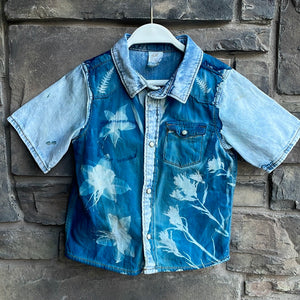 Toddler's H&M Denim Short Sleeve Shirt