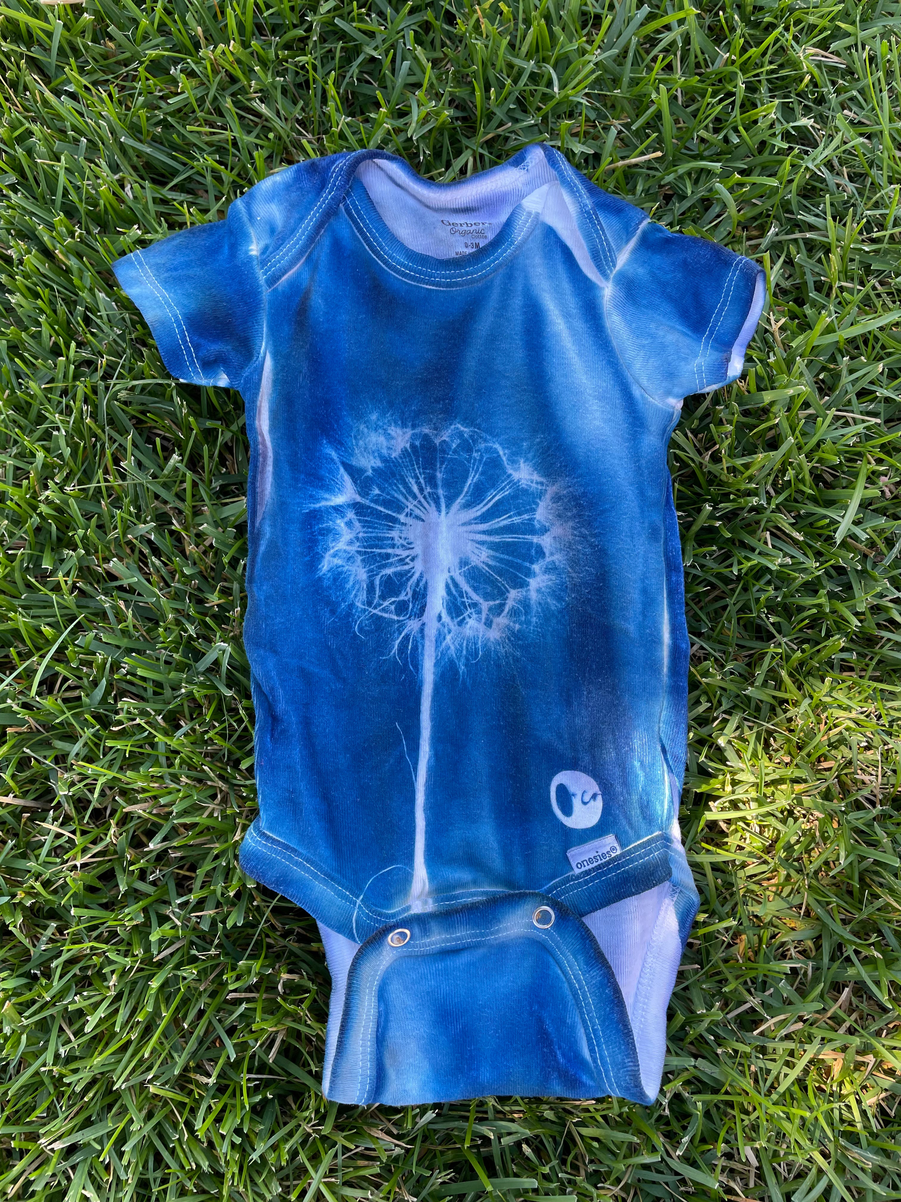 Dandelion: 0-3 Month Organic Cotton Onesie