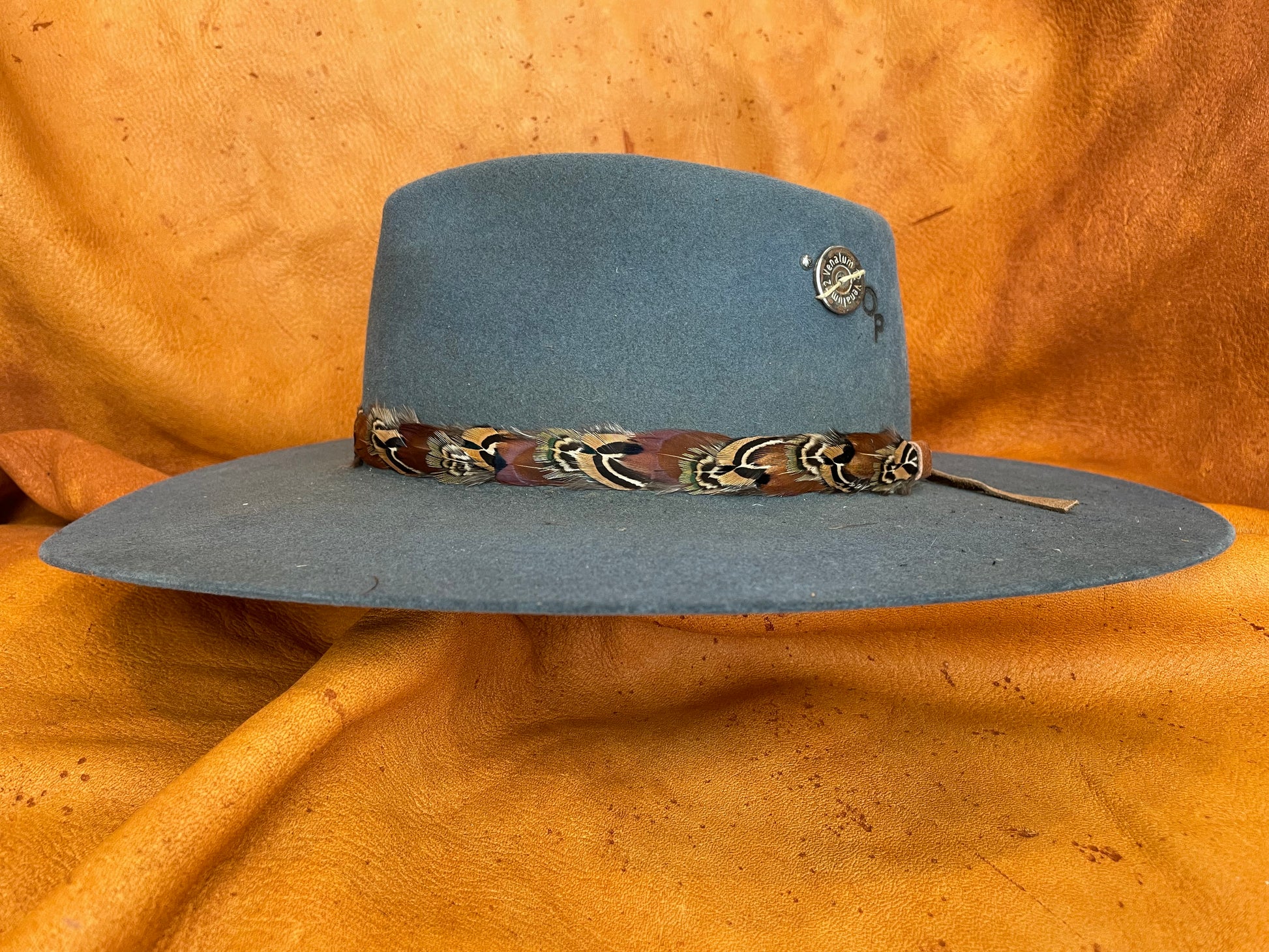 Side view of repeating feather sequence