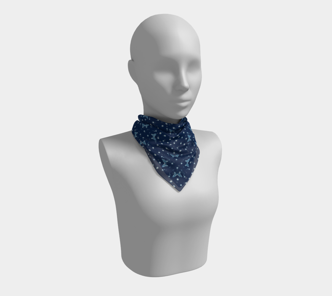 Butterfly Silk Bandana
