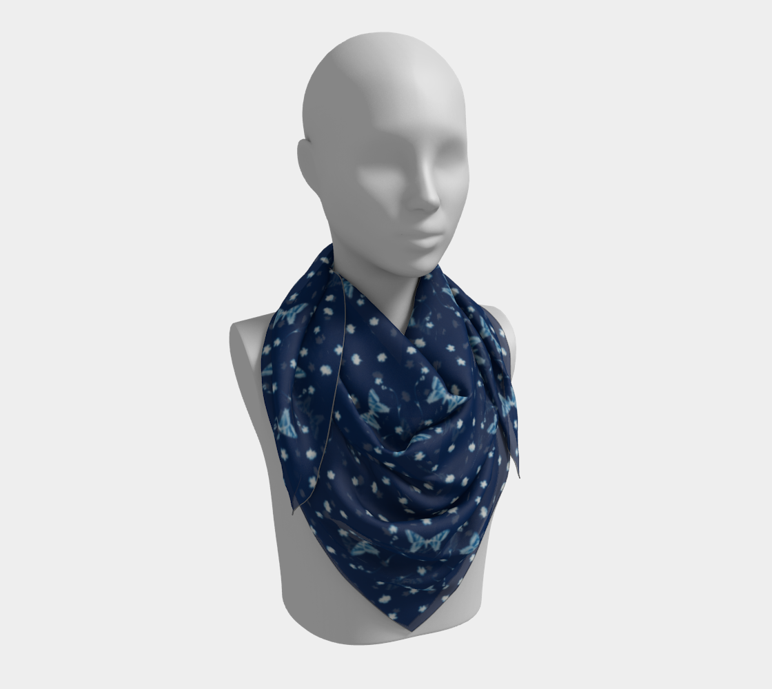Butterfly Silk Bandana