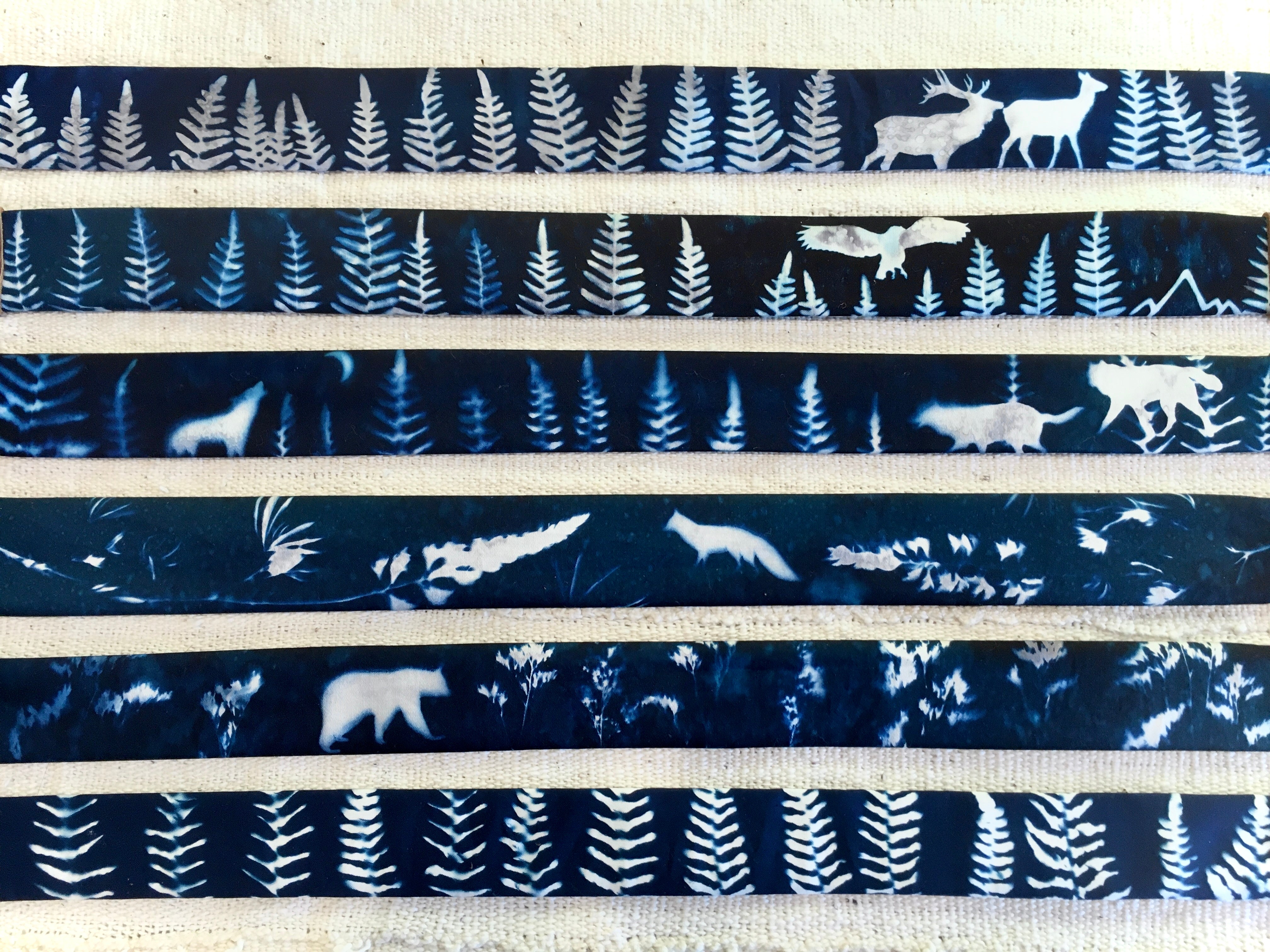 Cyanotype Hatband