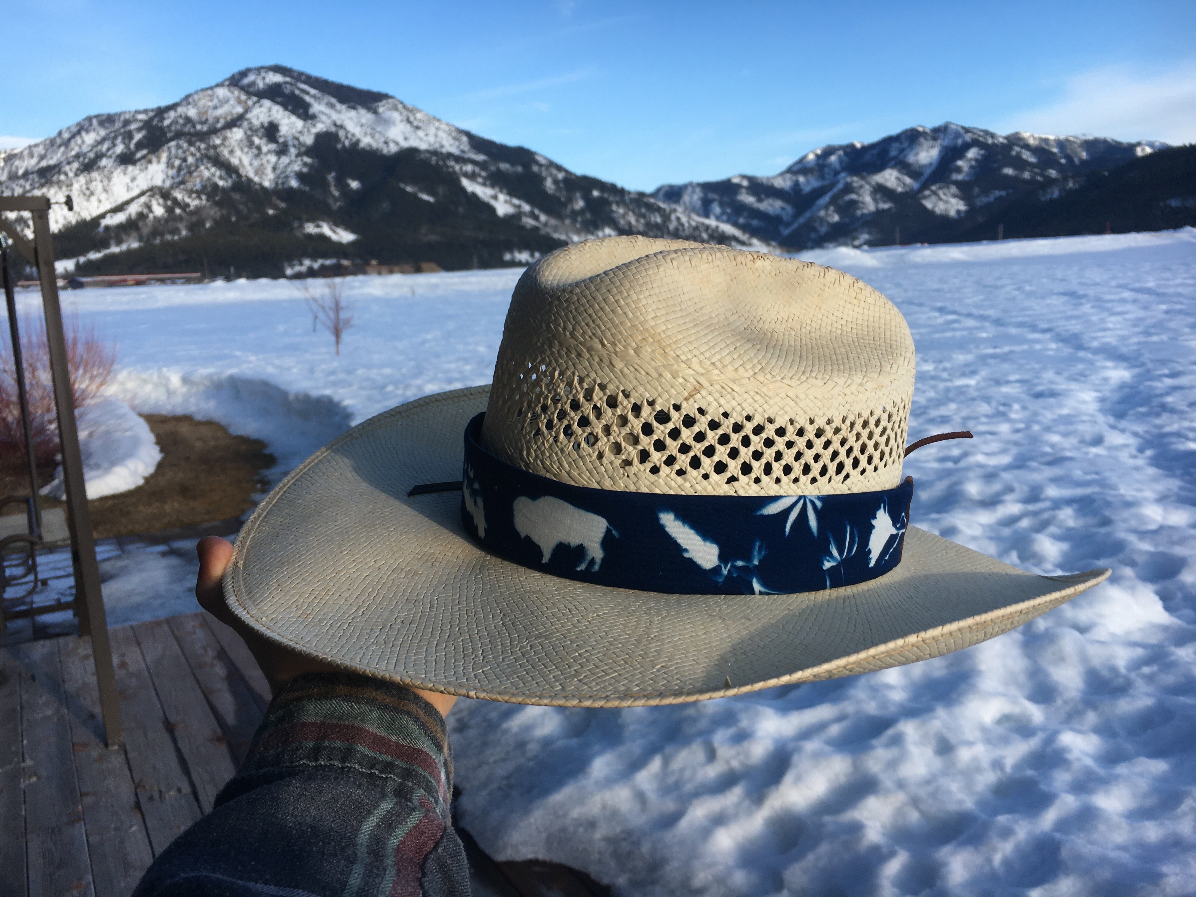 Cyanotype Hatband